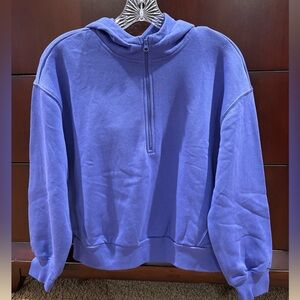 NWT GAP Kids 1/4 Zip Hooded Sweatshirt Size Youth XXL (14-16)